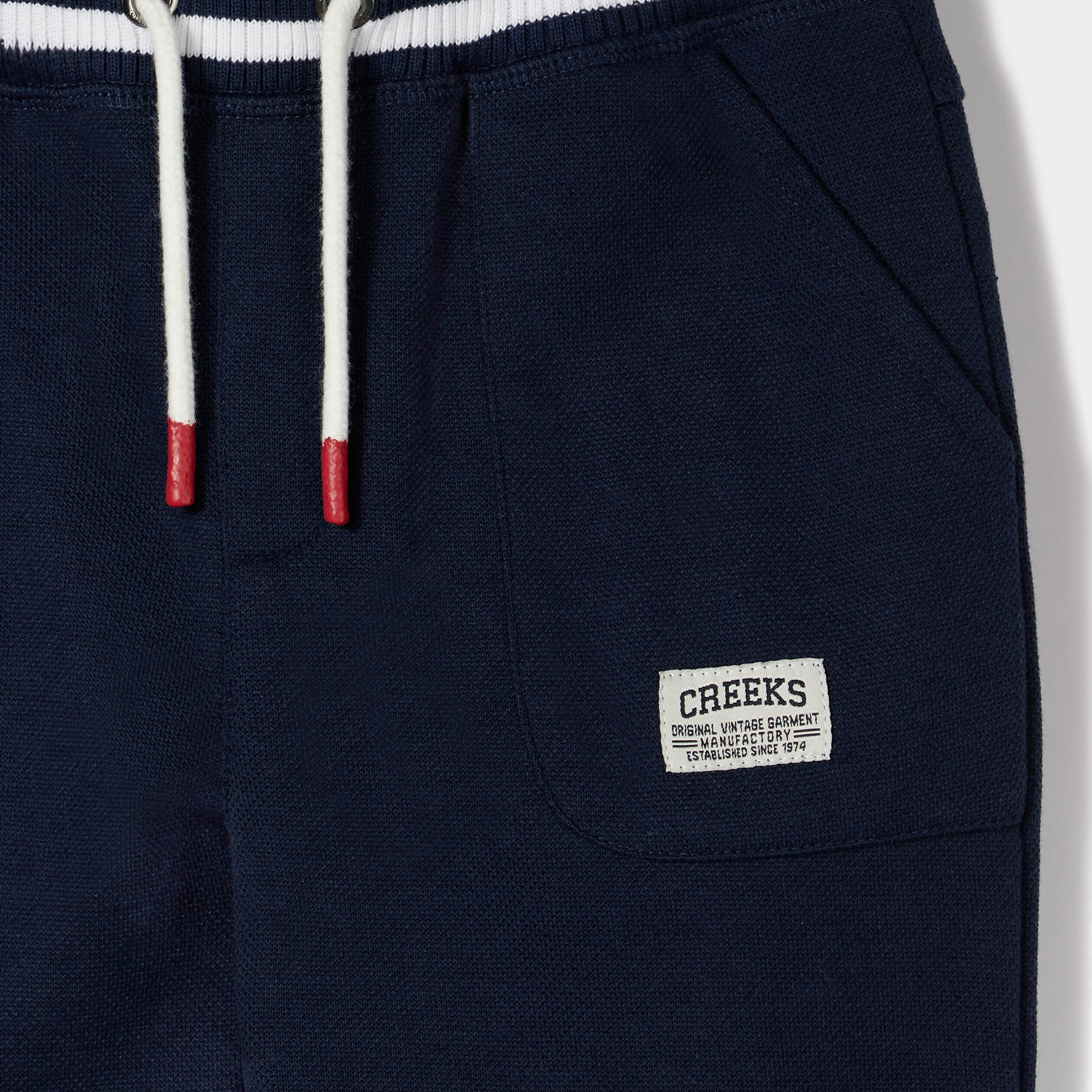 Pantalon de jogging droit Creeks bleu marine garçon | La Halle