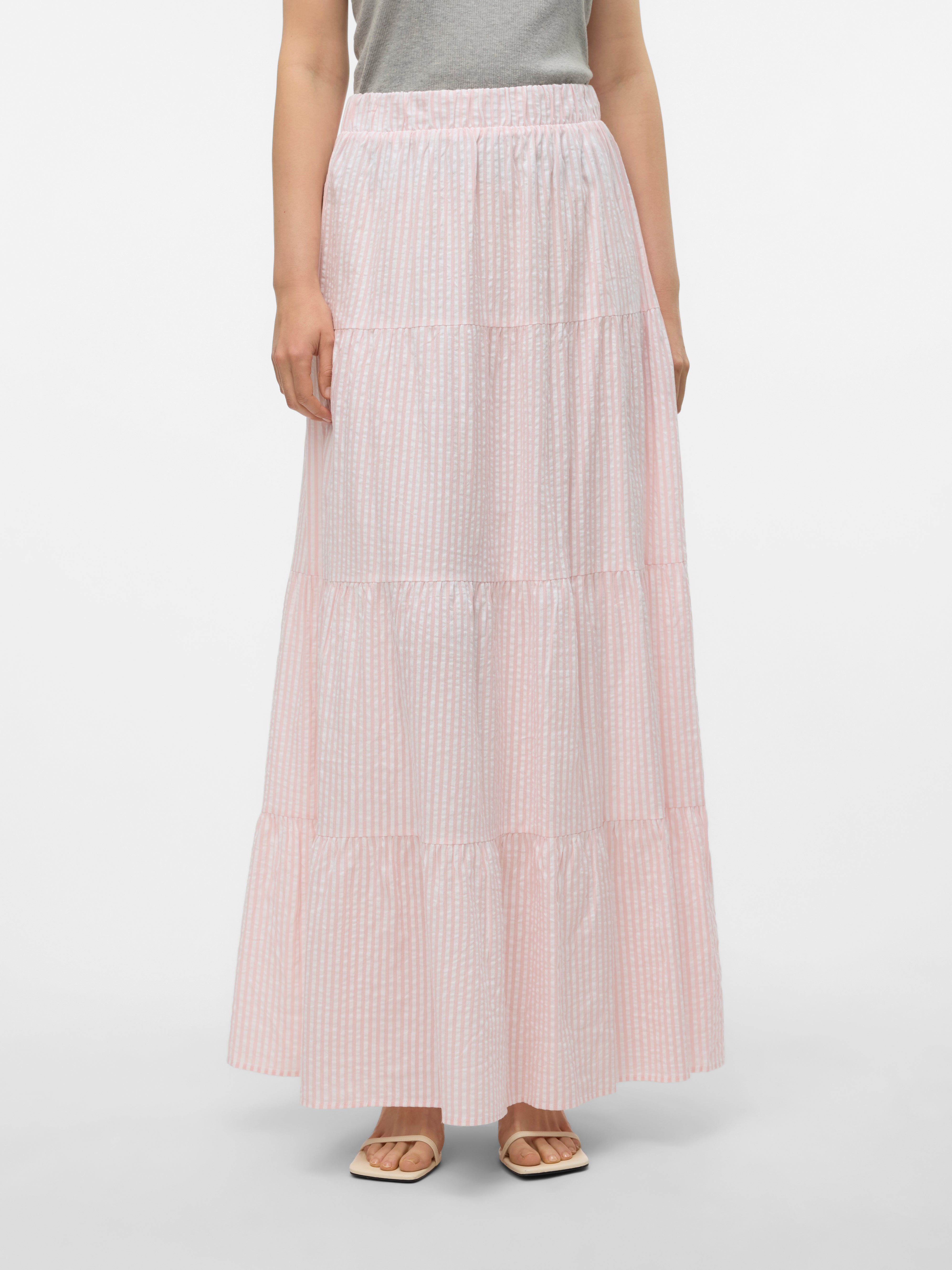VMMOLLY Hohe Taille Langer Rock