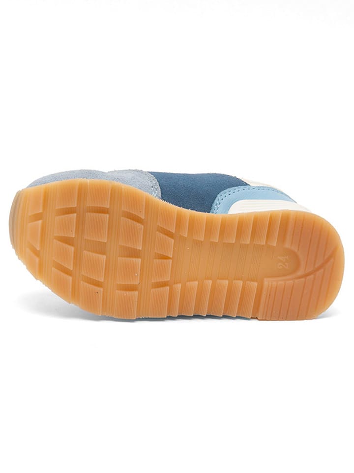 bisgaard Leder-Sneakers in Blau günstig kaufen