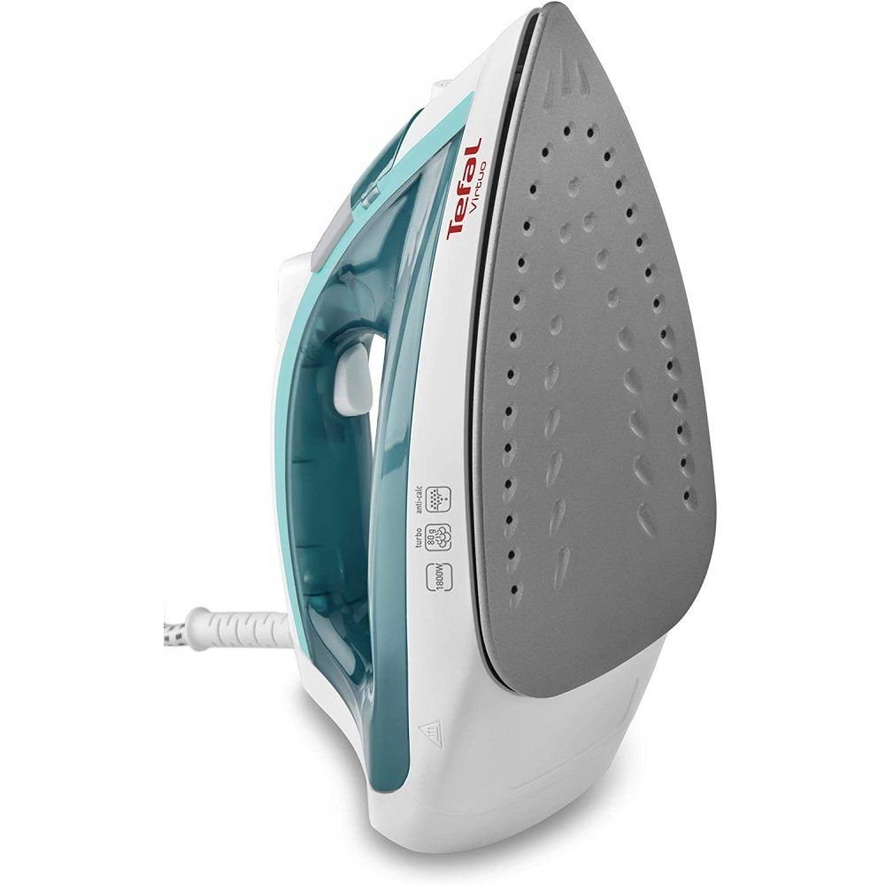 Tefal Dampfbügeleisen Virtuo FV 1710 - Dampfbügeleisen - türkis/weiß, 1800 W