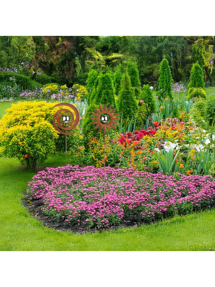 kobolo 2tlg. Set Gartendekoration MixFELIX in Braun günstig kaufen onesize