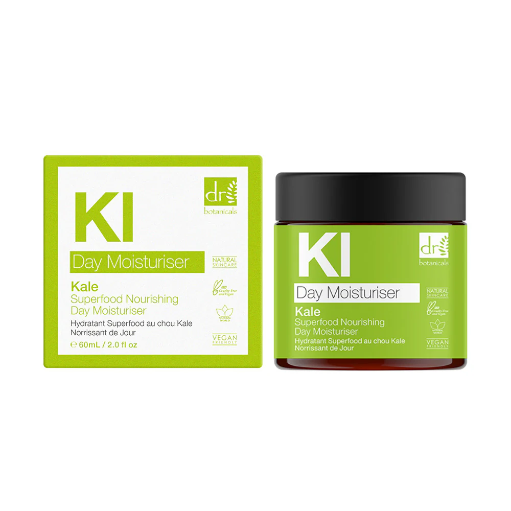 Crema hidratante nutritiva de día con superalimentos de col rizada de Apothecary