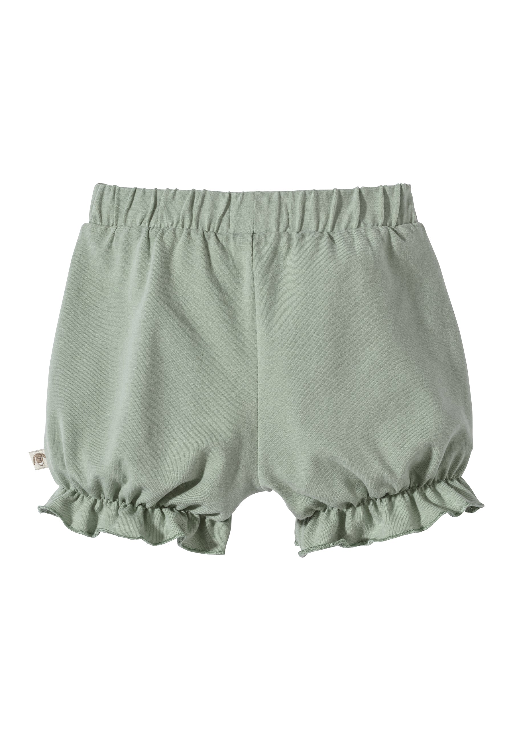 Shorts Sommer Uni mit Deko-Zierschleife am Bund