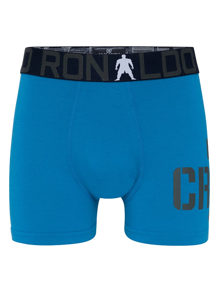 CR7 2er-Set: Boxershorts in Blau günstig kaufen