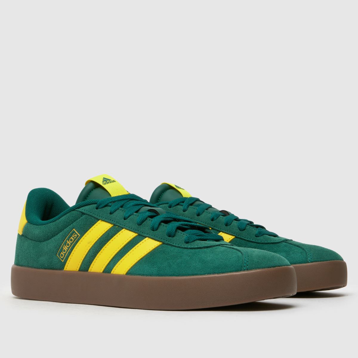 adidas vl court 3.0 träningsskor i grönt och flerfärgat
