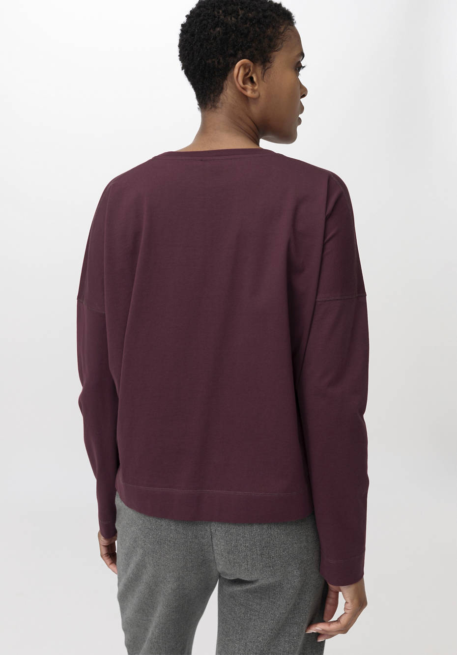 Langarm-Shirt aus reiner Bio-Baumwolle