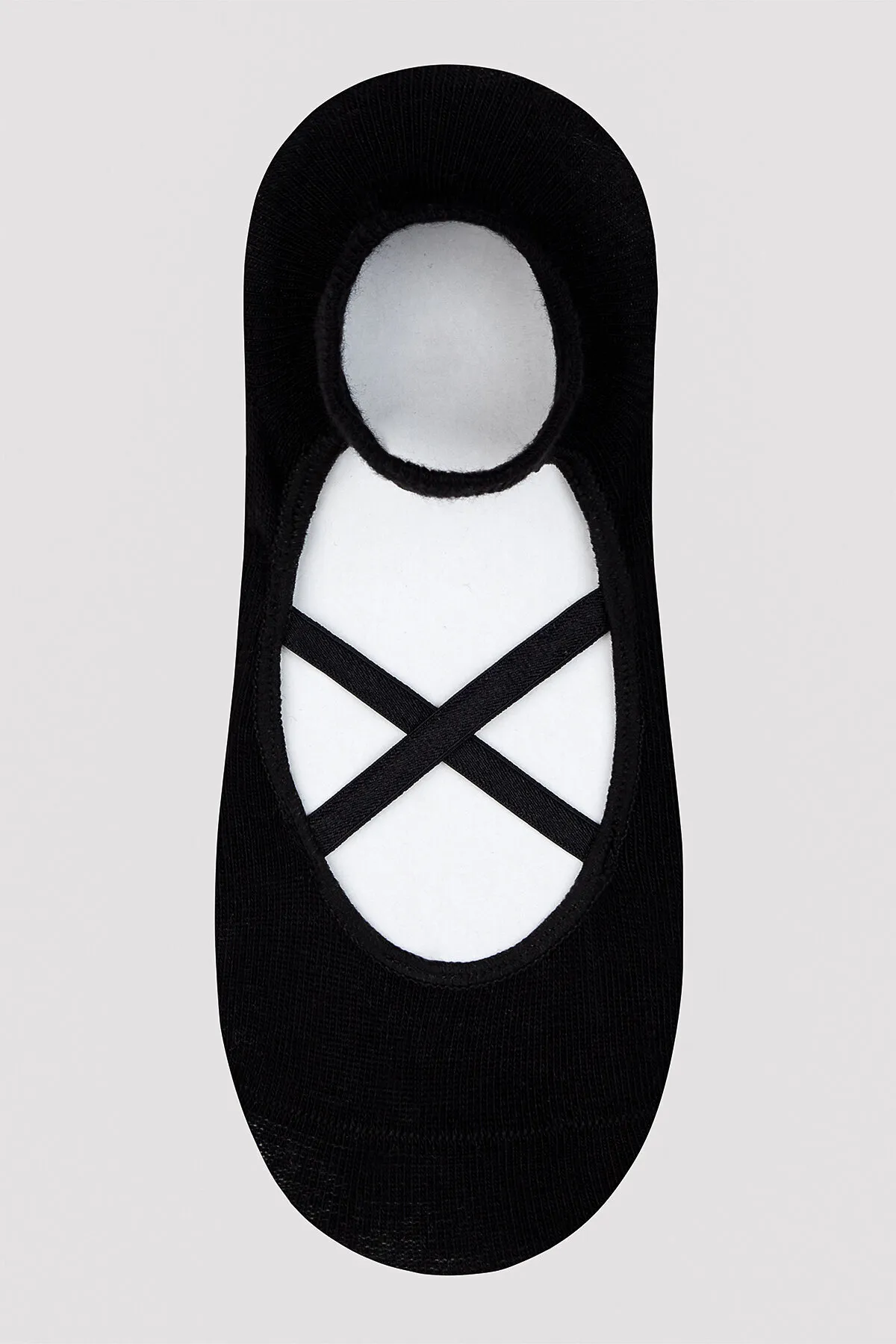 Penti  Schwarze Platten-Yogasocken