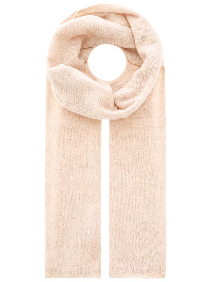 Zwillingsherz Kaschmir-Schal in Hellbeige - (L)180 x (B)28 cm günstig kaufen onesize