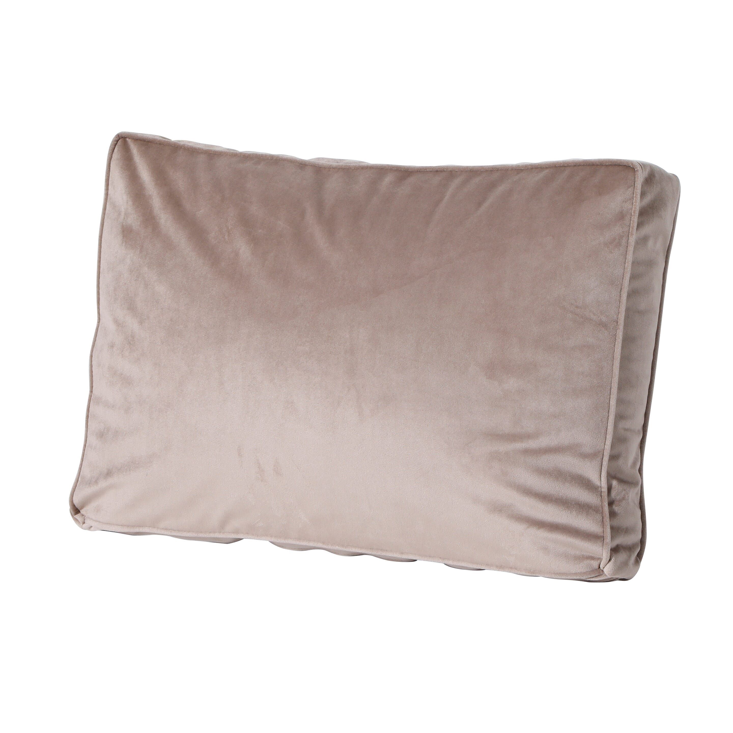 Madison Outdoor Velvet Taupe / Panama Taupe 60x40 Loungekissen