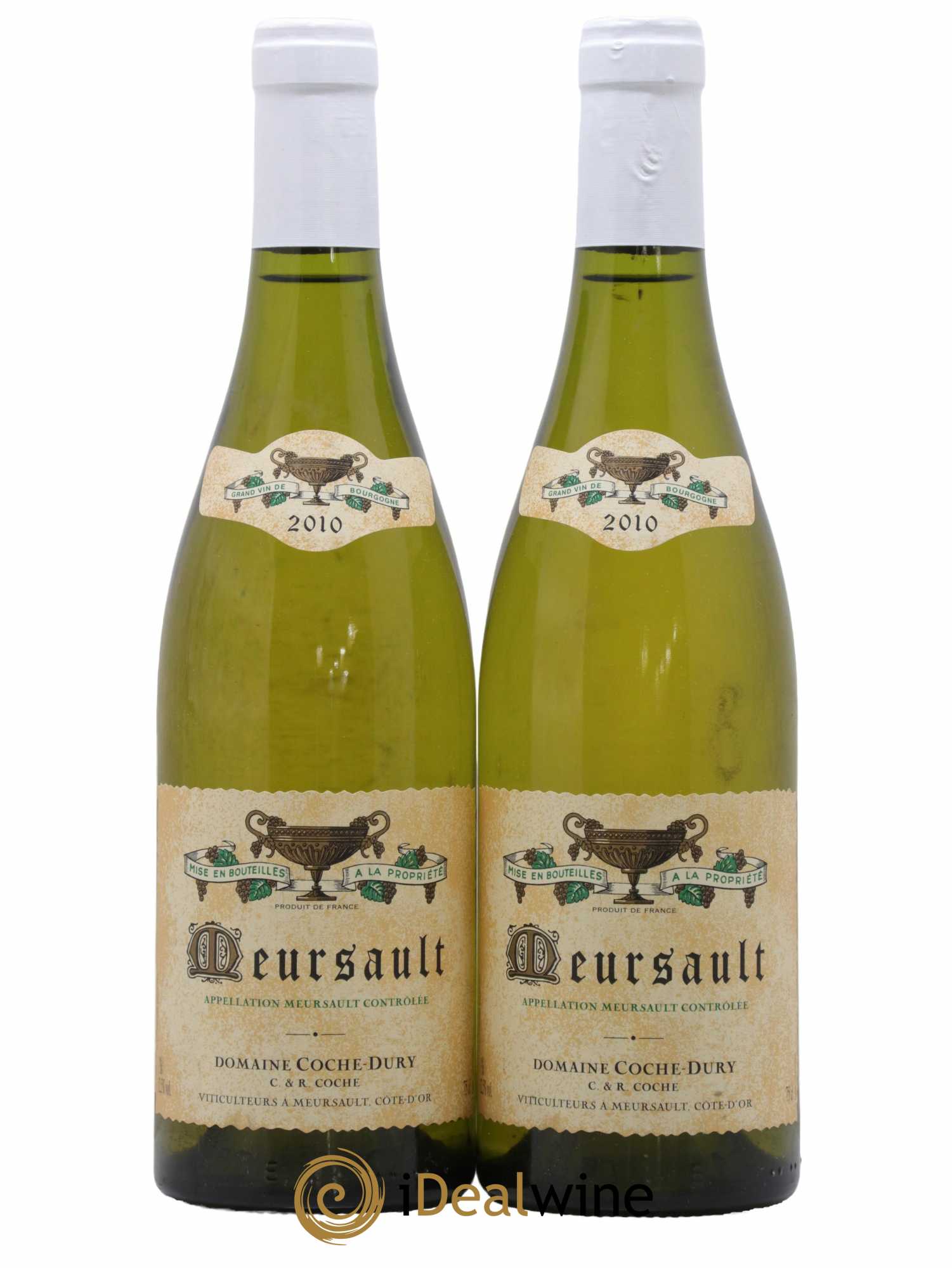 Meursault Coche Dury (Domaine)  2010 - Lot de 2 Bouteilles