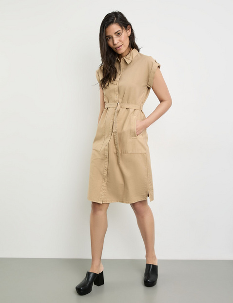 Blusenkleid mit Taillengürtel