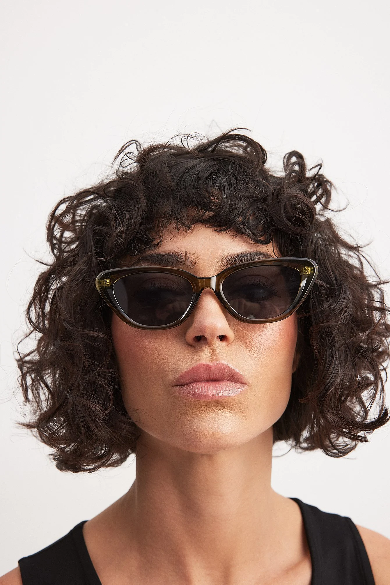 Eckige Cateye-Sonnenbrille