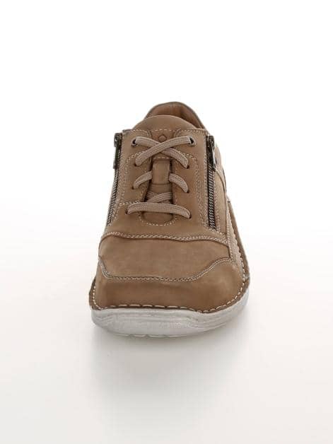 Schnürschuh mit zusätzlichem Reißverschluss
