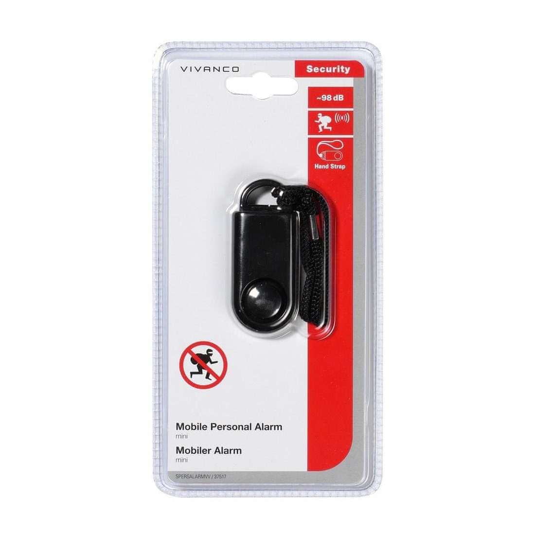 Vivanco Fenster, (1 St), Inkl. Batterie, akustisches Signal (98db)