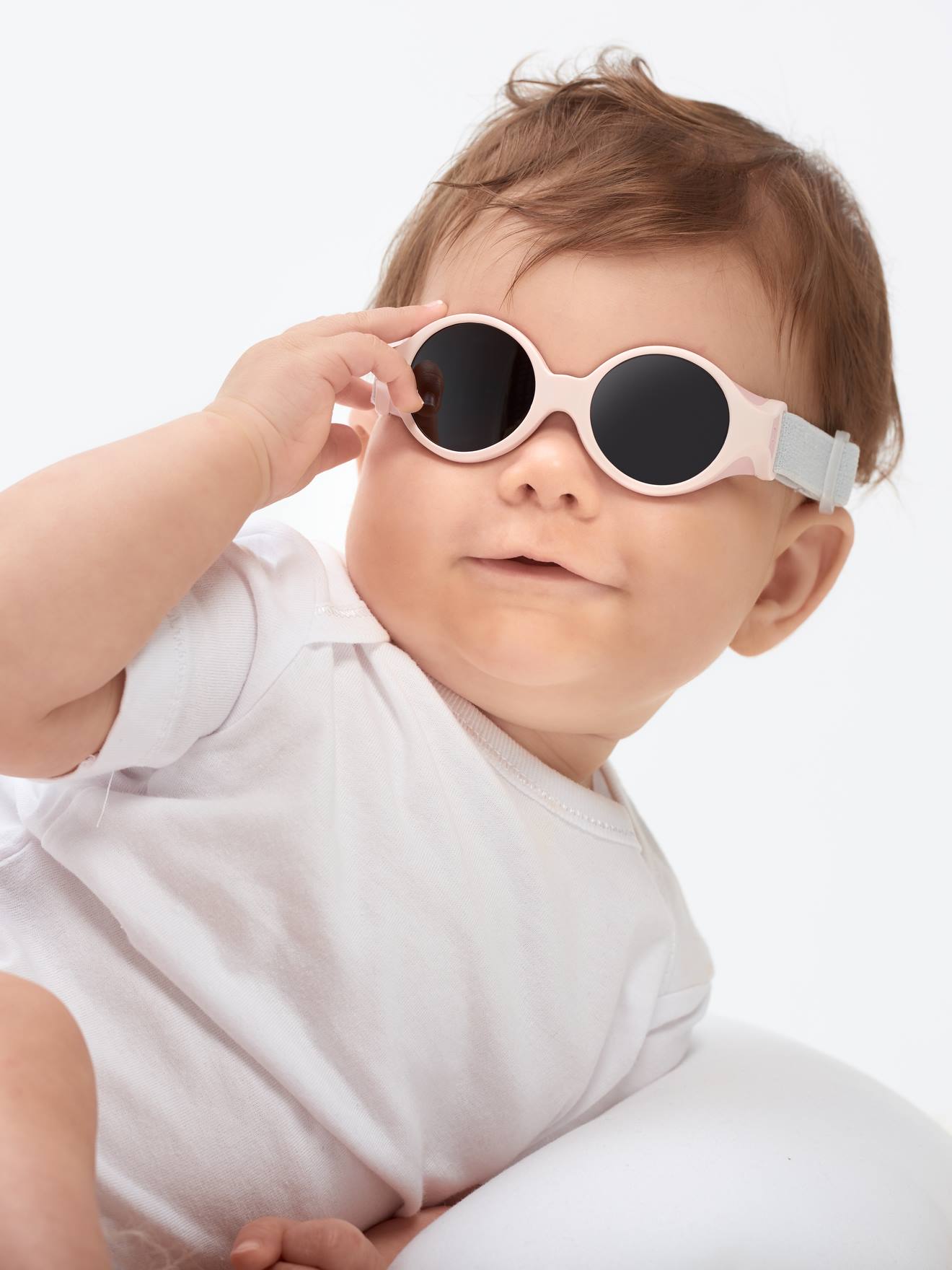 Lunettes de soleil BEABA pour bébé de 0 à 9 mois vert clair uni