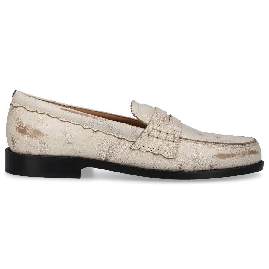 Golden Goose - Loafer CLASSIC JERRY Kalbsleder - weiß