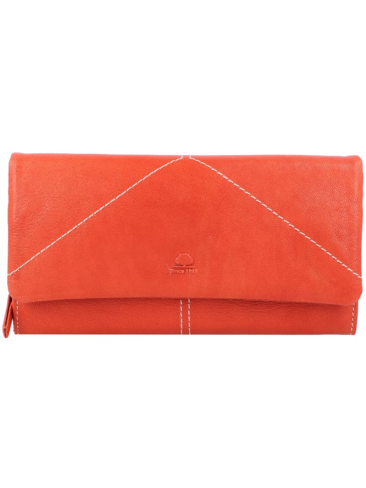 Greenburry Tumble Nappa Geldbörse Leder 19 cm in tomato günstig kaufen onesize