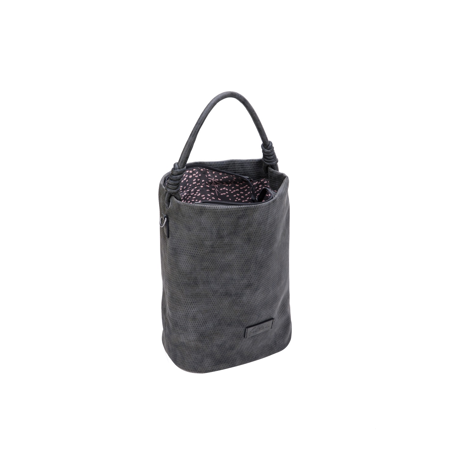 Schultertasche Juky02 mit dekorativen Knotenelementen