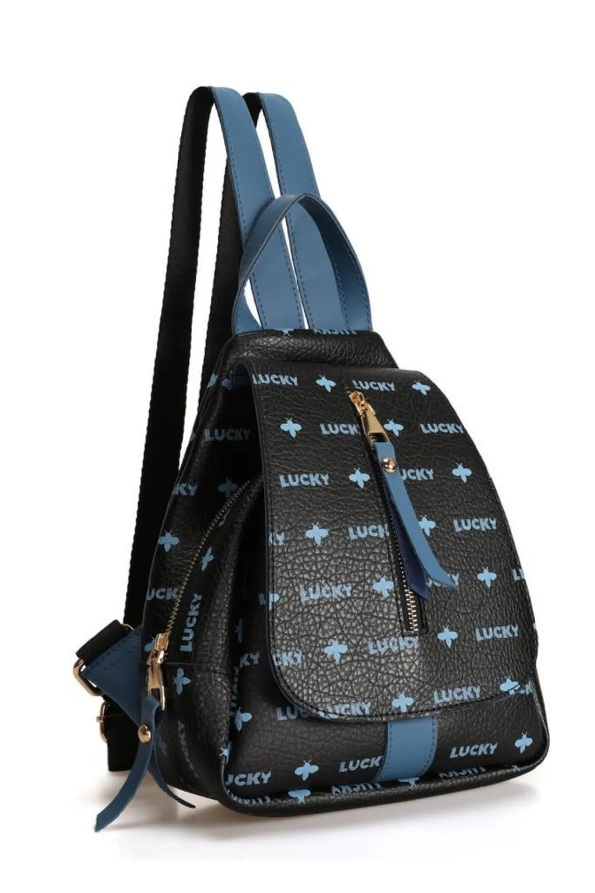 Lucky Bees  Gemusterter Damenrucksack