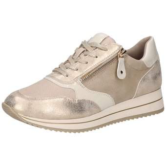 Jana Sneaker Schnürer in gold