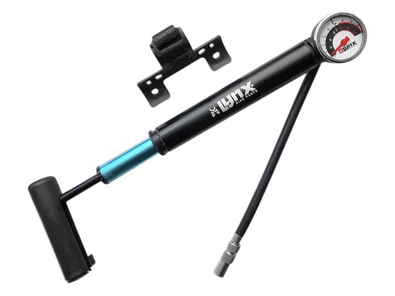 Lynx Mini Fahrradpumpe mit Manometer