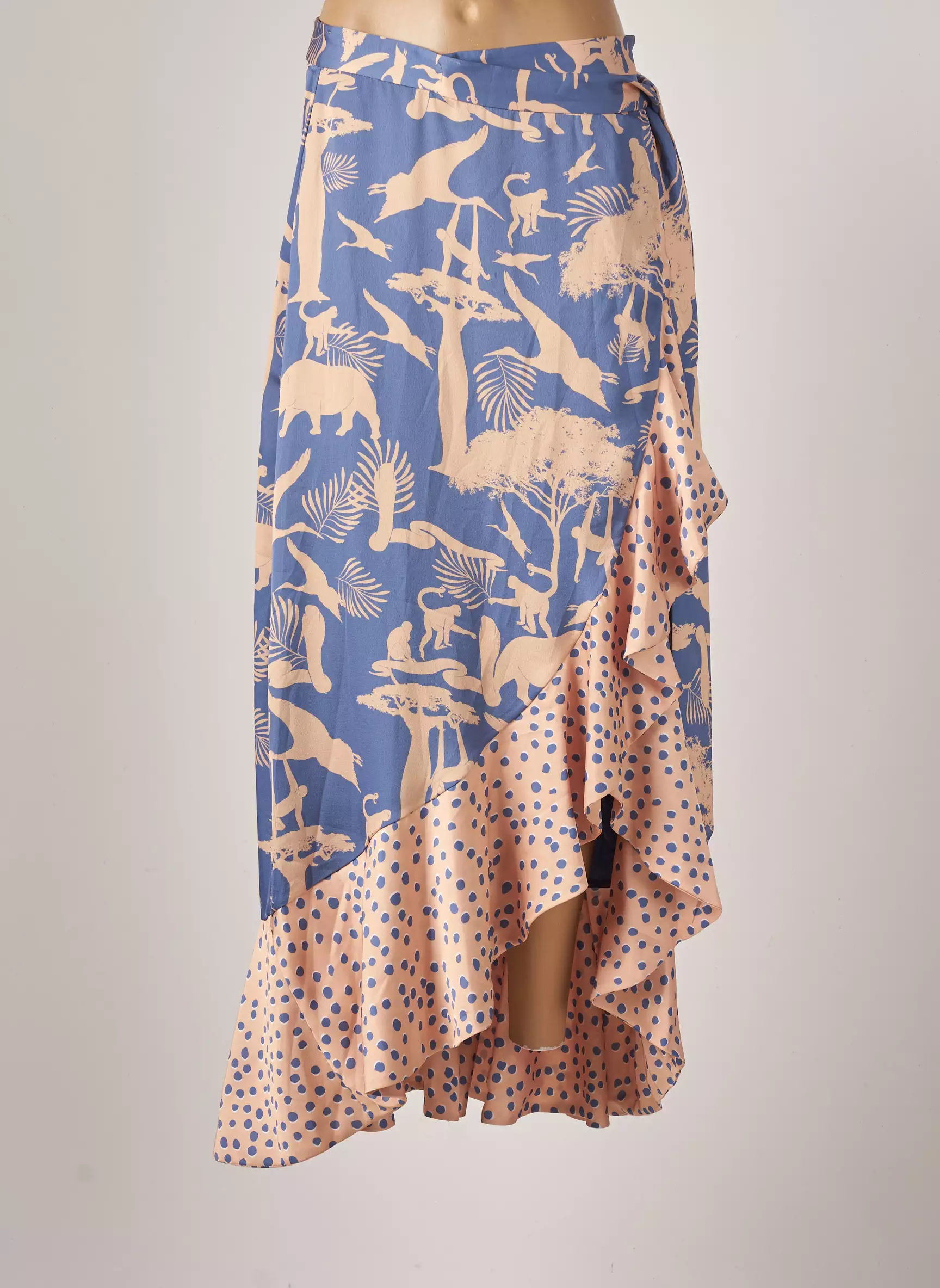 Azulu Jupes Longues Femme couleur bleu
