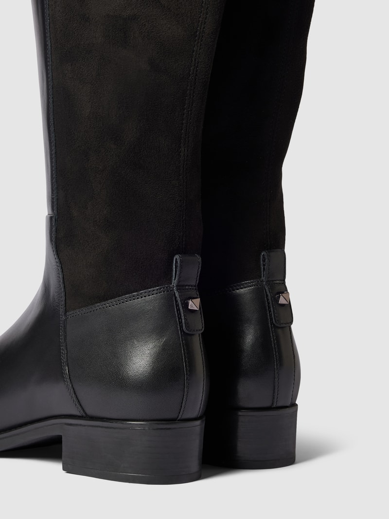 Stiefel mit Blockabsatz Modell 'FELICITY' in schwarz