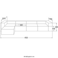 Home Deluxe Modulares Sofa VERONA - XL Anthrazit