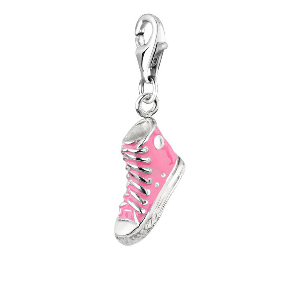 Nenalina Nenalina Amulette Anhänger Turnschuh Sneaker Emaille 925 Silber Pendentif