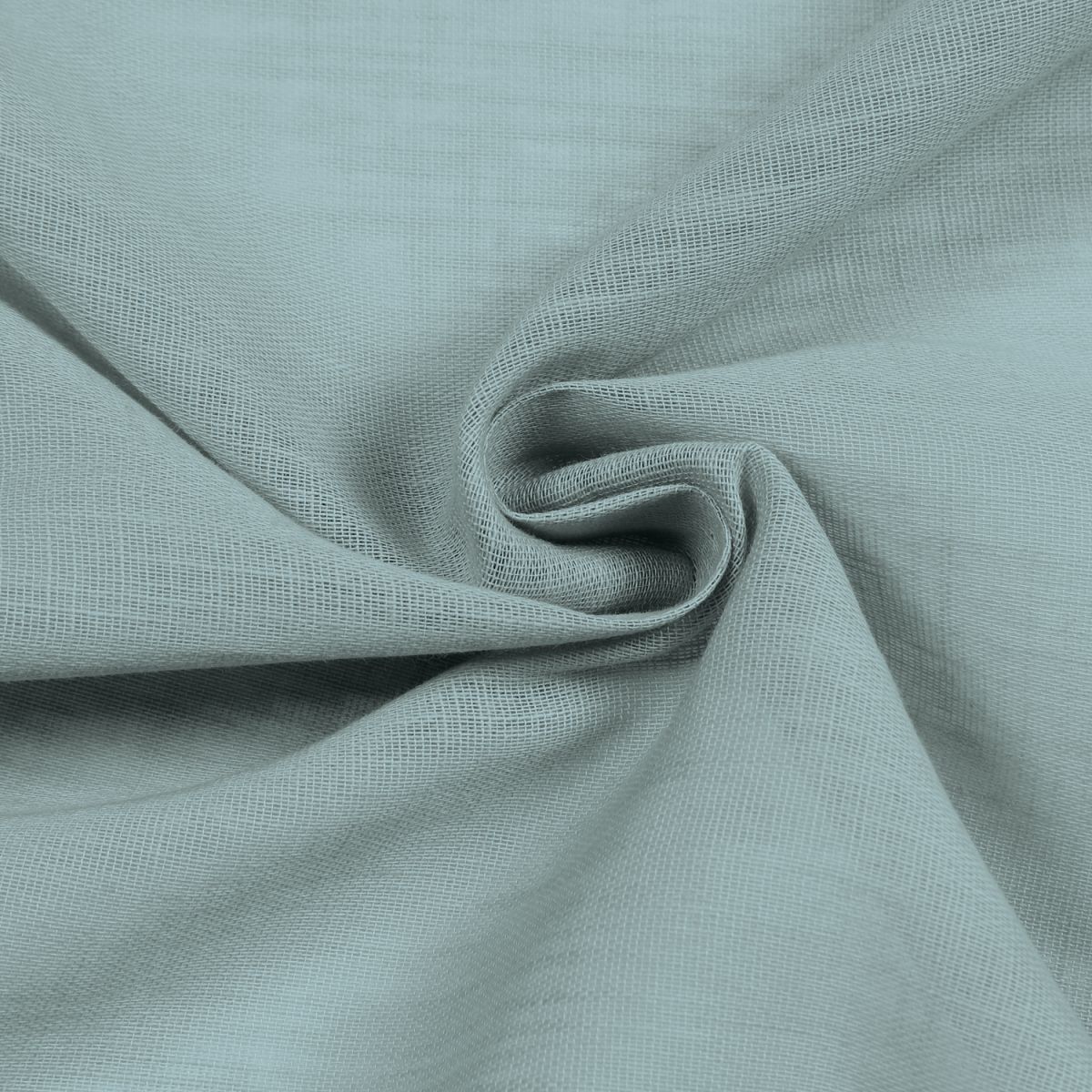 Fertigschal 100% Bio-Baumwolle Grau 140 x 245 cm