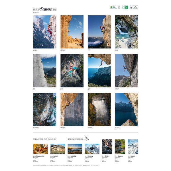 BEST OF KLETTERN 2024 - Kalender