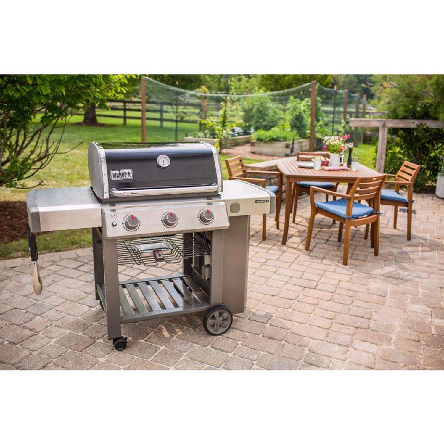 Weber Genesis II E-310 3 Burner Natural Gas Grill Black/Silver