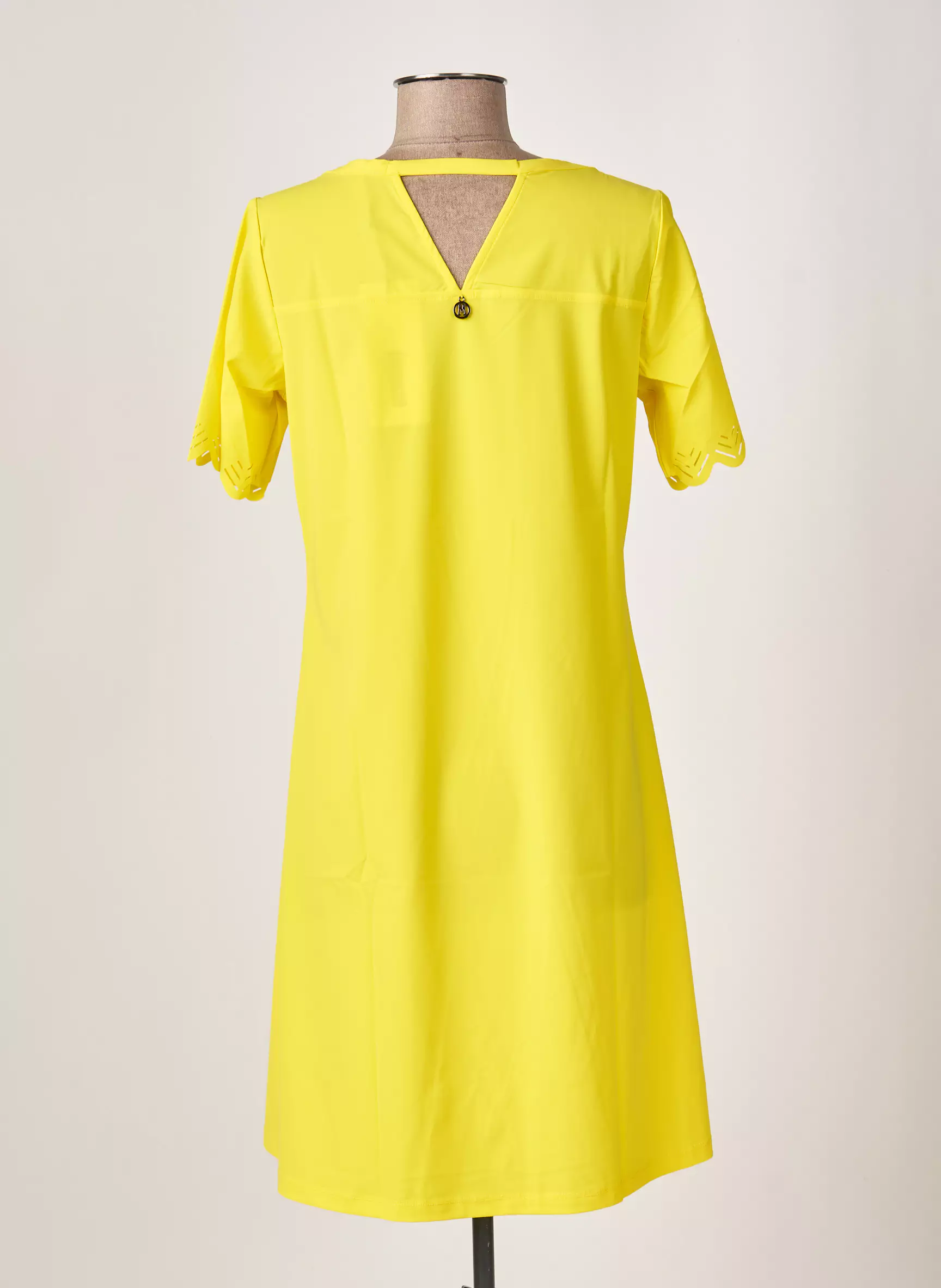 Maloka Robes Mi Longues Femme couleur jaune