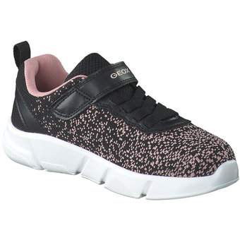 Geox J Aril Girl Sneaker in schwarz