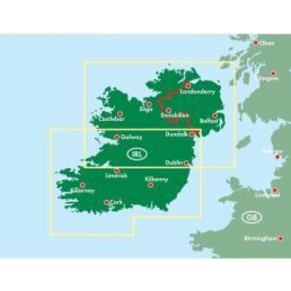 Irland 1 : 350 000. Autokarte - Straßenkarte