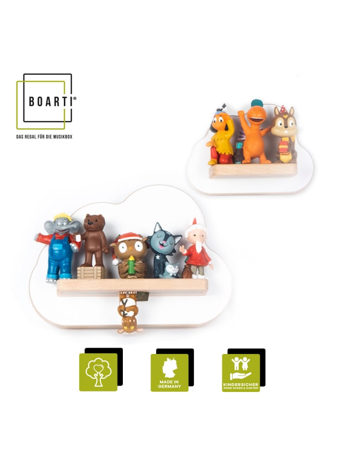 BOARTI Regal Holz Wolke Kinder Toniebox Tonies Figuren in Weiß günstig kaufen onesize