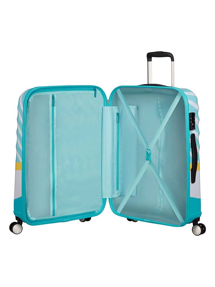 American Tourister Hardcase-Trolley in Türkis - (B)47 x (H)67 x (T)26 cm günstig kaufen onesize