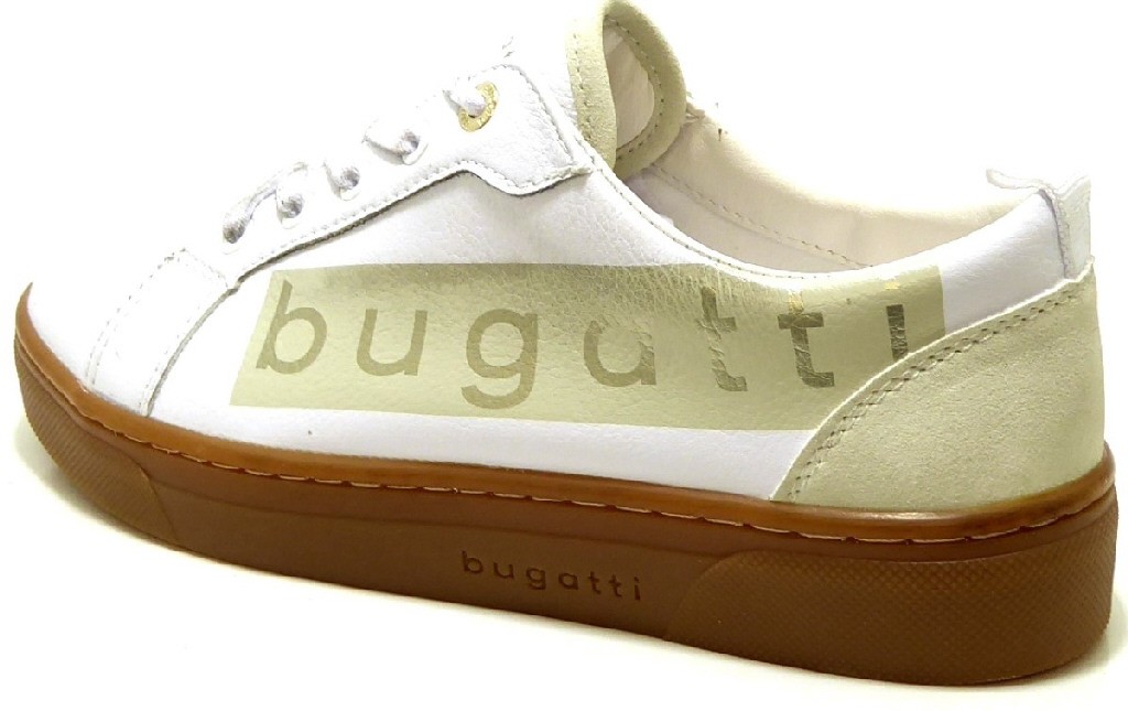 BUGATTI Freizeit Schnürer weiss
