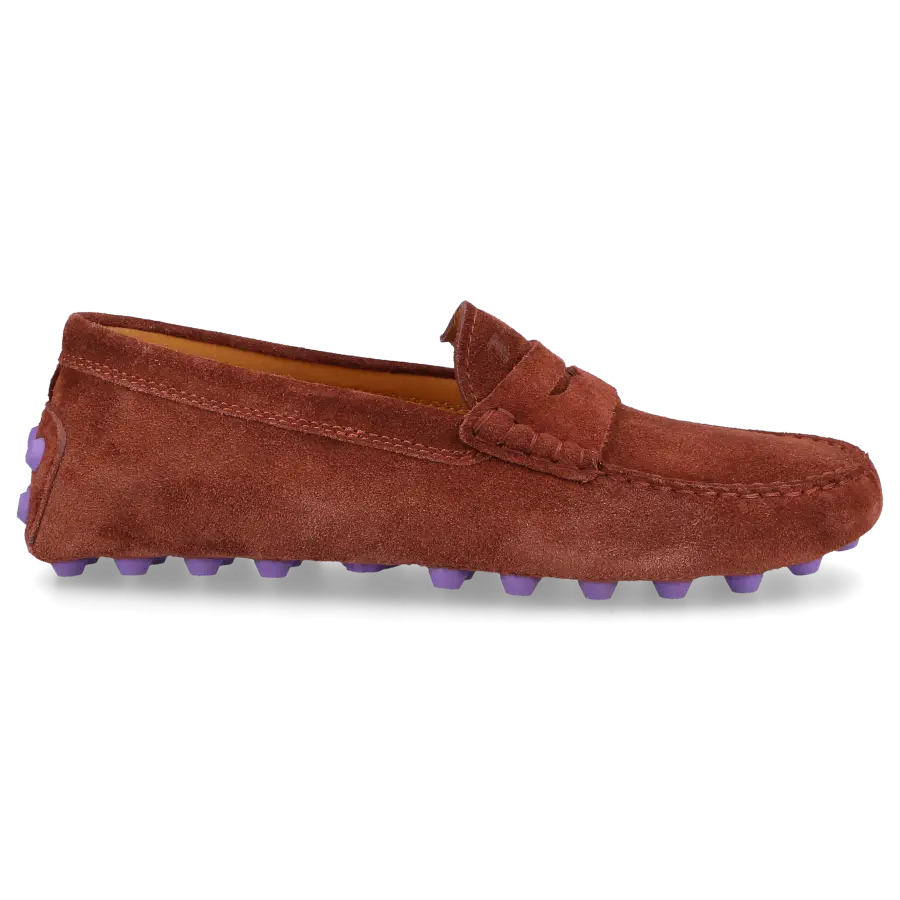Tod's - Mokassins GOMMINO Veloursleder - braun