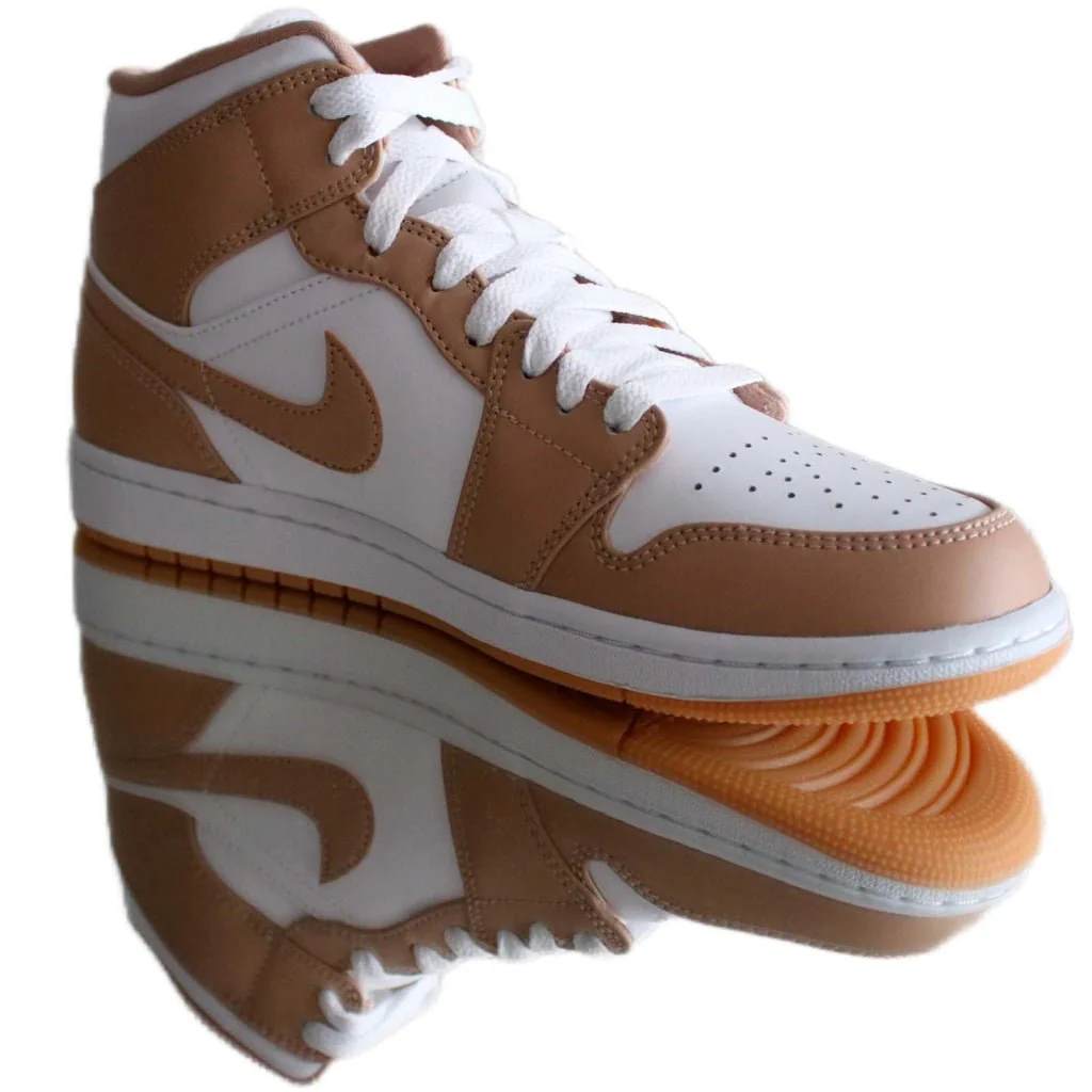 Jordan 1 Mid Tan Gum