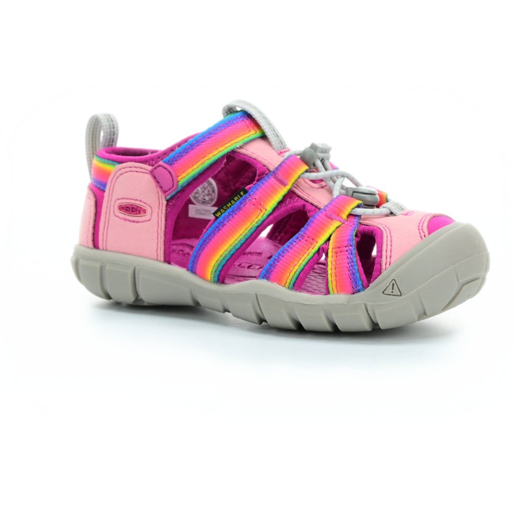 Keen Seacamp Rainbow/Festival Fuchsia (CNX) Sandalen