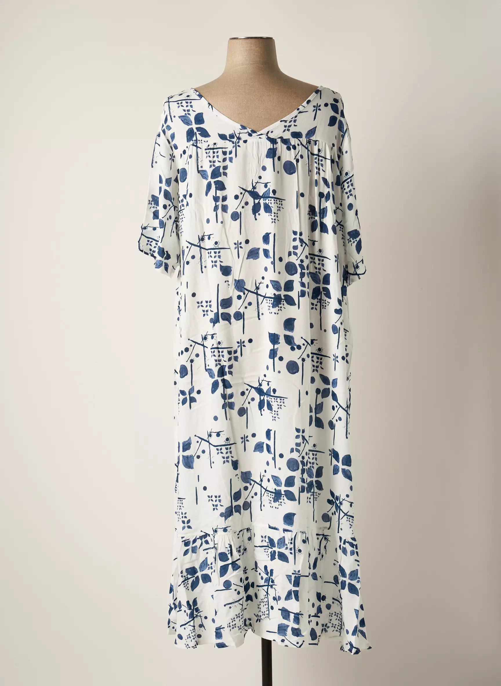 G Oze Robes Longues Femme couleur bleu