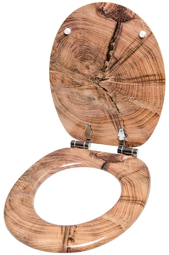 Sanilo WC-Sitz Old Tree, mit Absenkautomatik