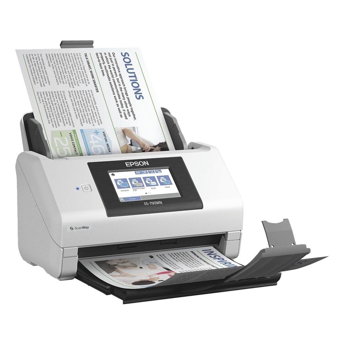 Epson WorkForce DS-790WN Scanner, (45 Seiten/Min. / 90 Bilder/Min., WLAN / LAN)