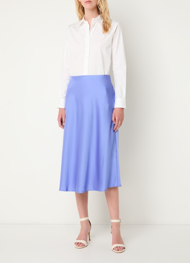 Fustă midi din satin Ralph Lauren