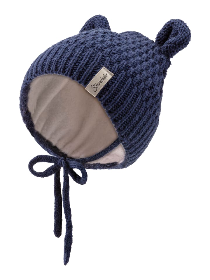 Sterntaler Strickmütze Ohren in marineblau günstig kaufen