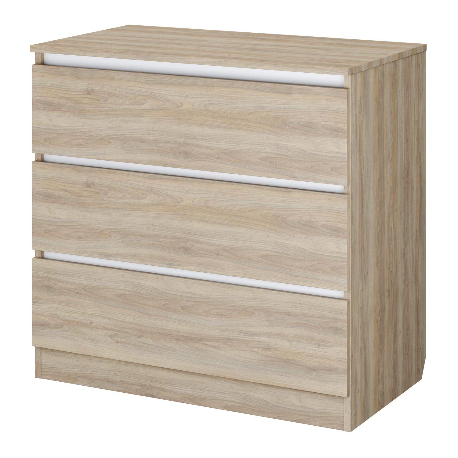 Polini Home Wickelkommode Wickeltisch Wickelkommode Wickelregal Simple Serie, mit abnehmbarem Wickelaufsatz