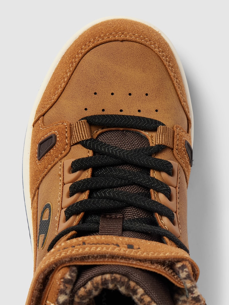 Sneaker mit Schnürverschluss in camel
