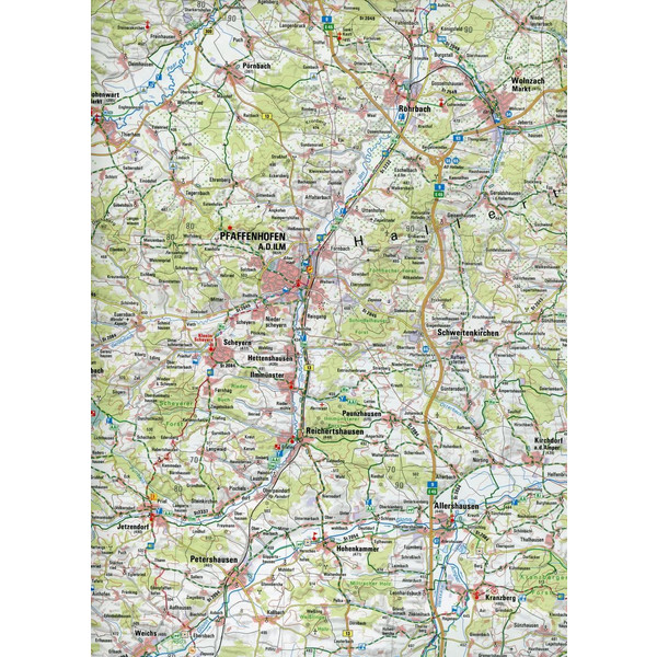 München-Nord 1 : 100 000 - Wanderkarte