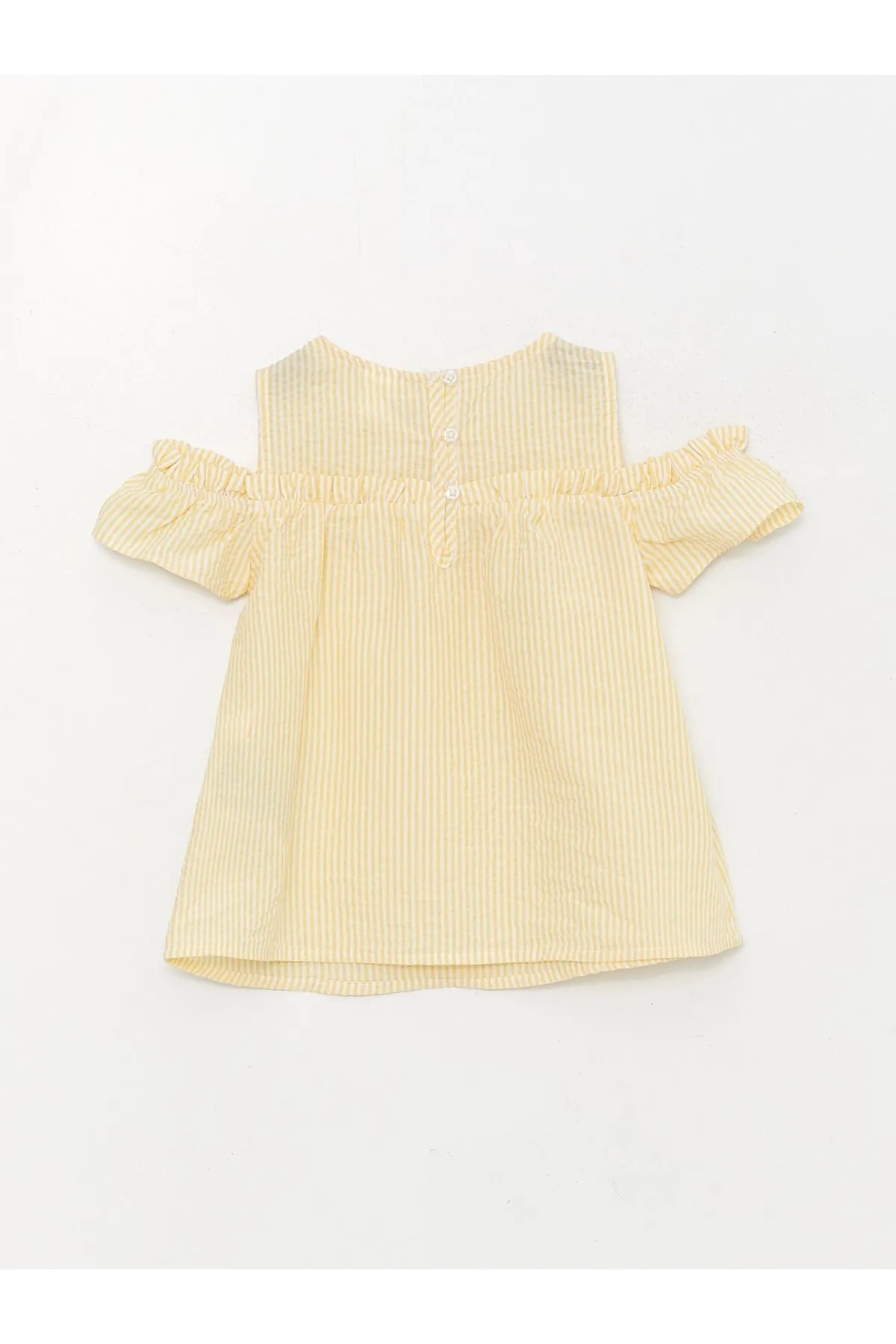 LC Waikiki  2er-Set Bluse und Shorts mit Rundhalsausschnitt für Baby-Mädchen
